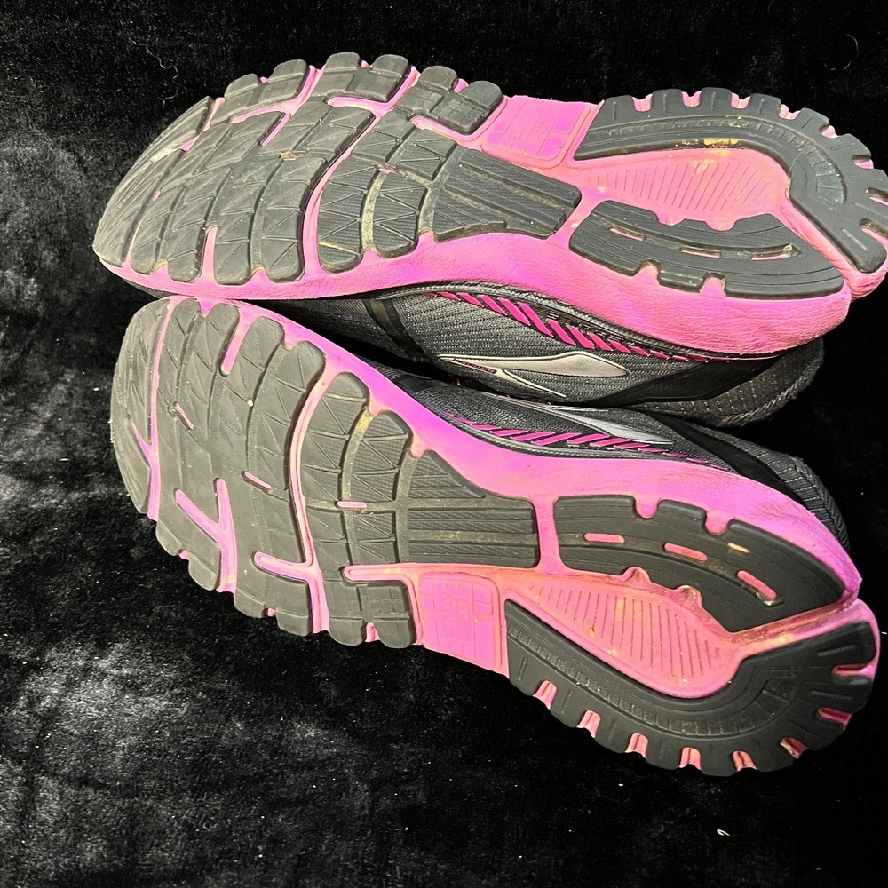 Brooks Adrenaline GTS 20 1202961B062 Womens US 9.5 Running Shoes Black Sneakers - Picture 7 of 9